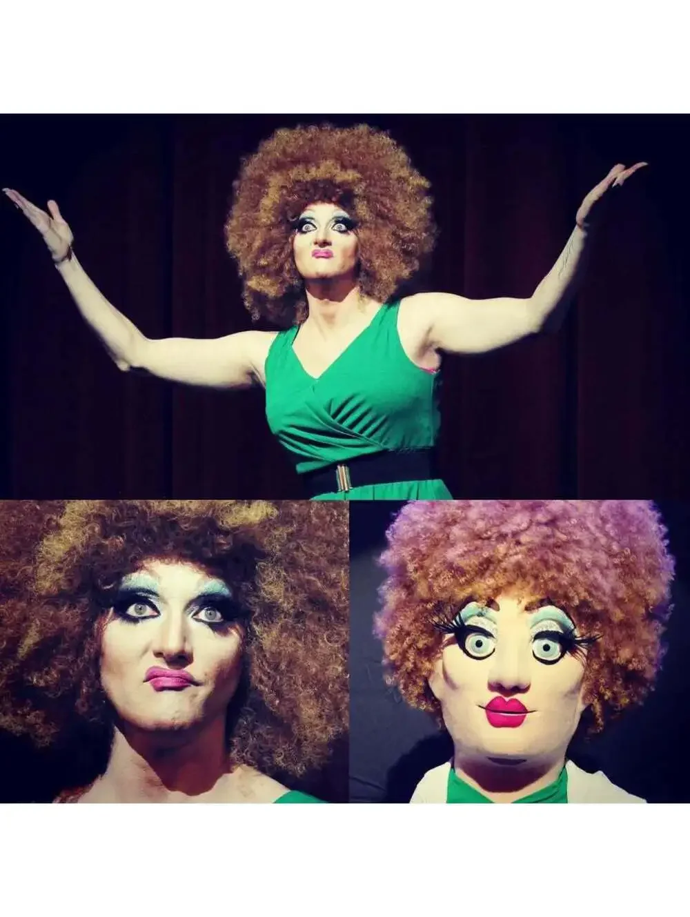 Honey Blonde Afro Wig